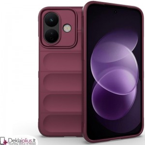 Magic Shield guminis dėklas - bordo spalvos (Xiaomi Redmi Note 17 Pro 4G/5G)